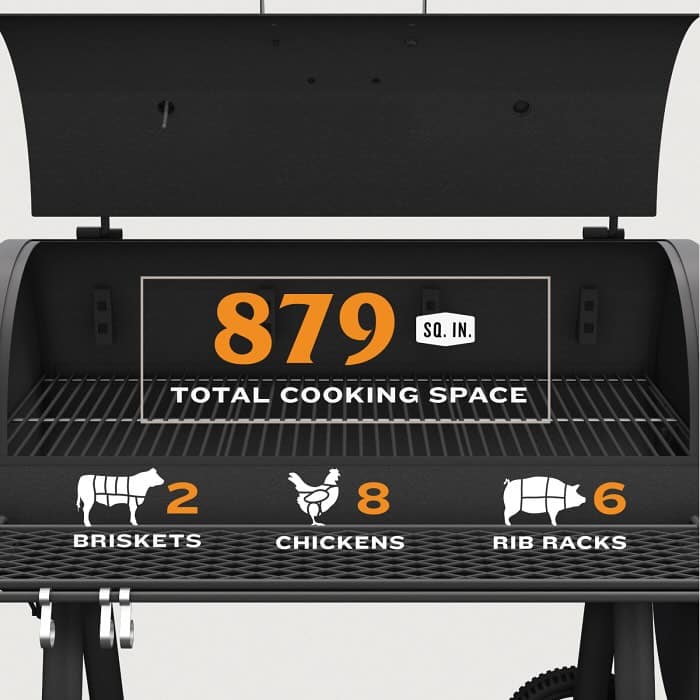 Oklahoma Joe’s Highland Classic Bbq: Low &Amp; Slow On An Offset Smoker 4 Large Cooking Space For Large Servings