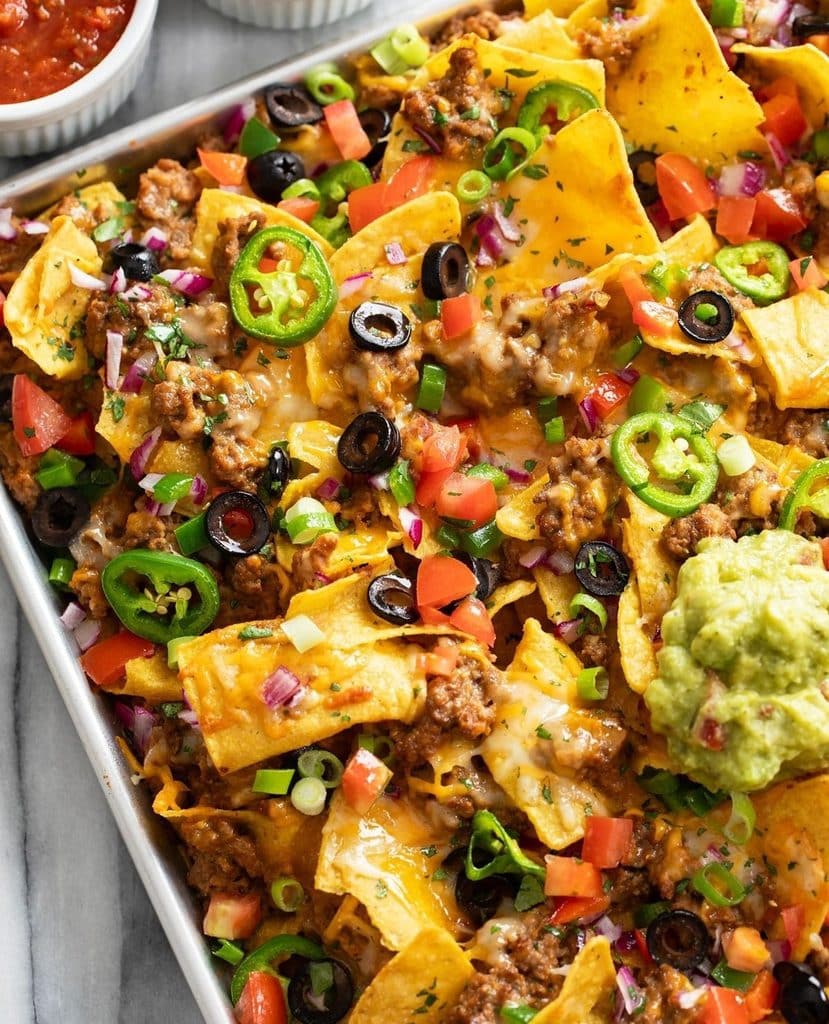 15 Easy Tailgate Food Crowd Pleasers That Are Guaranteed To Score 1 Loaded Nachos