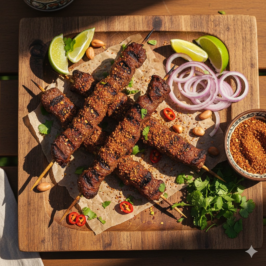 Nigerian Suya Skewers