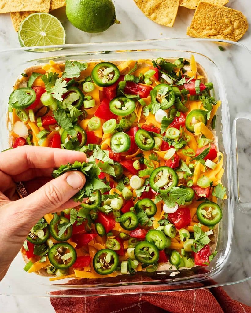 15 Easy Tailgate Food Crowd Pleasers That Are Guaranteed To Score 9 Seven Layer Dip
