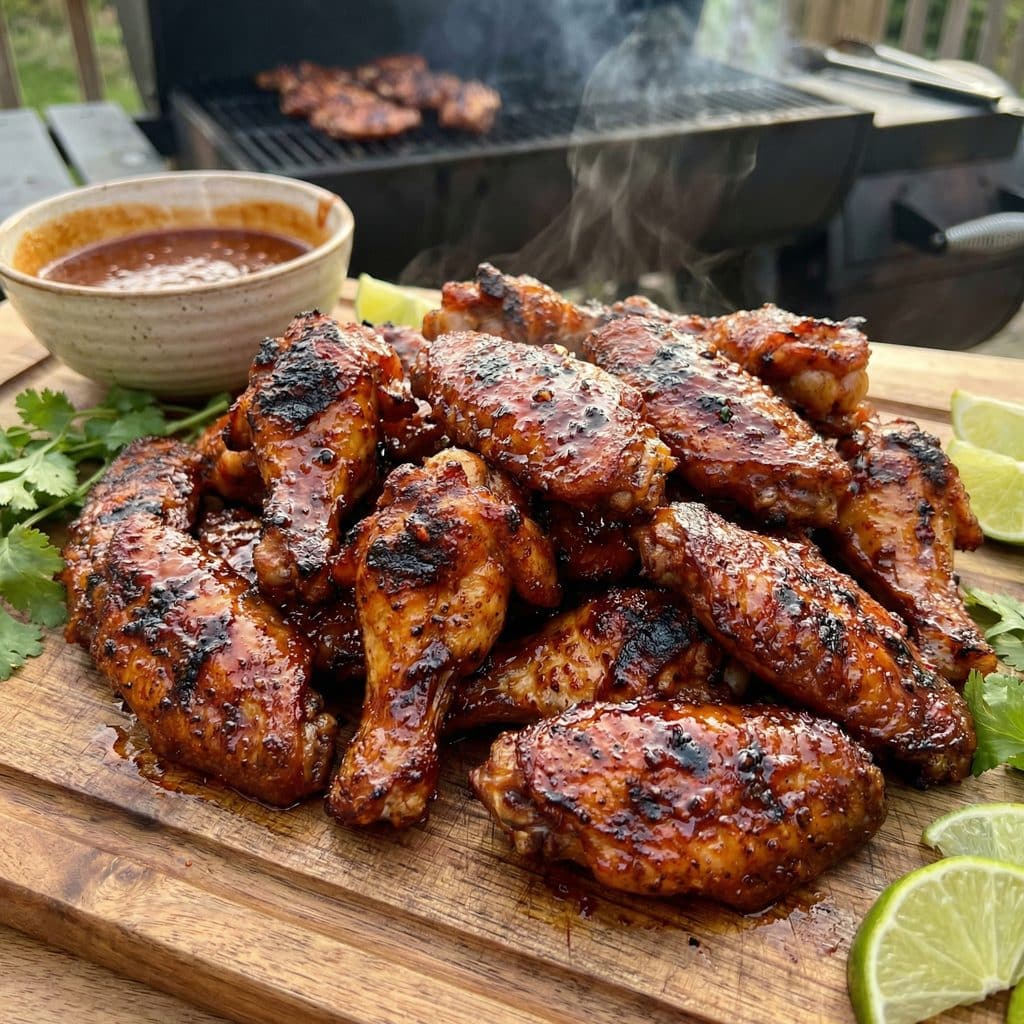 Smoked Honey Jalapeno Wings