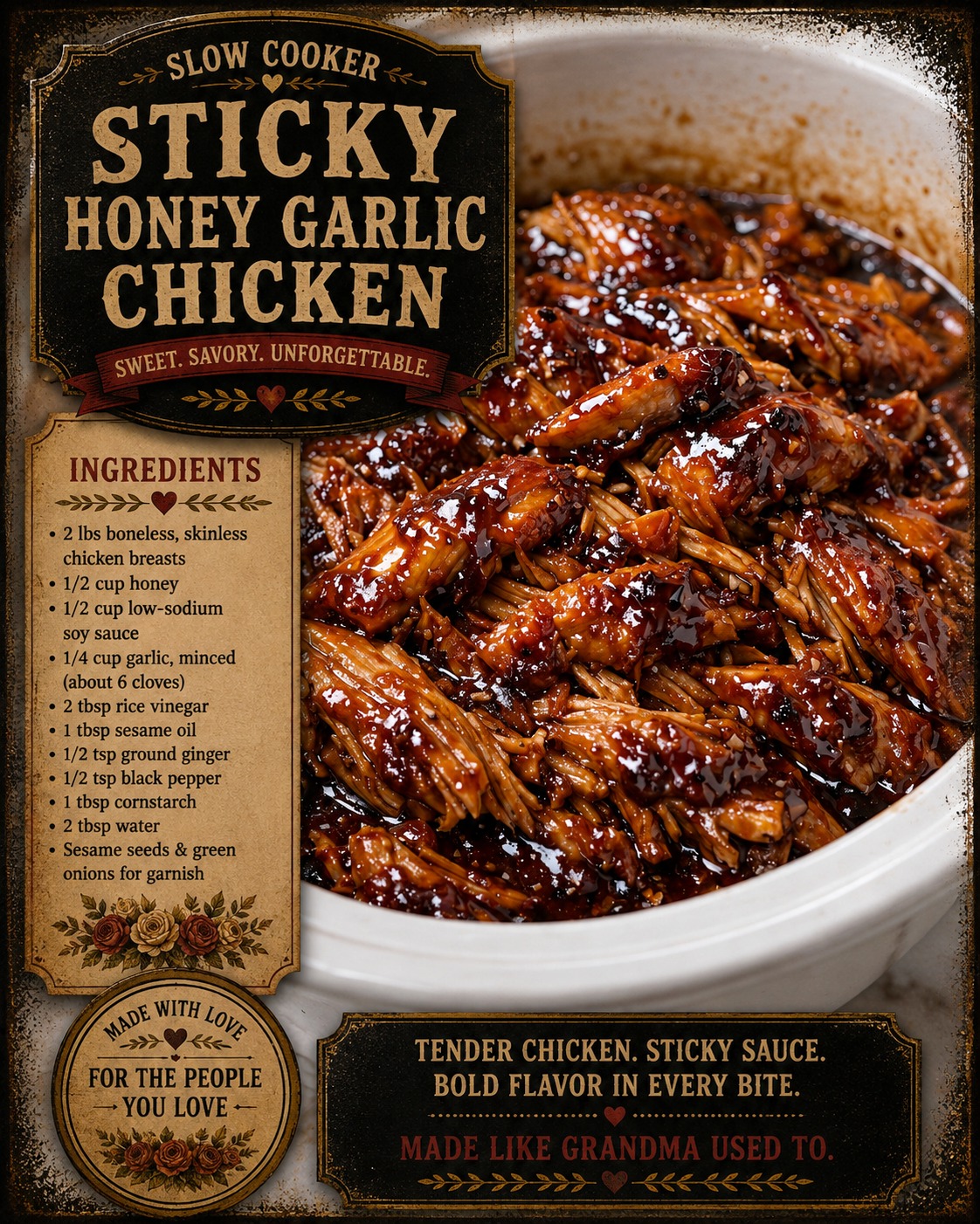 Sticky Sweet Chicken Breasts And Thighs