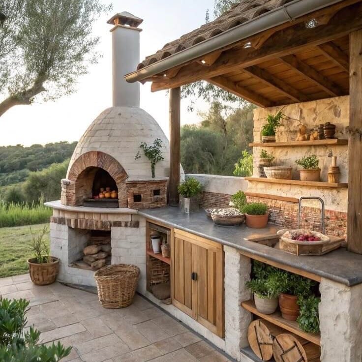 Home 15 Stunning Modern Rustic Designs For Outdoor Kitchen
