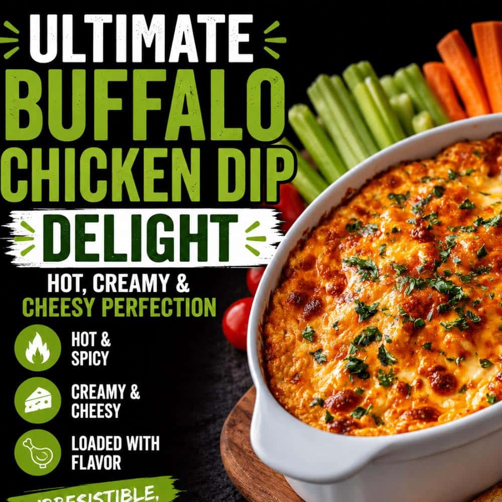 Ultimate Warm Buffalo Chicken Dip
