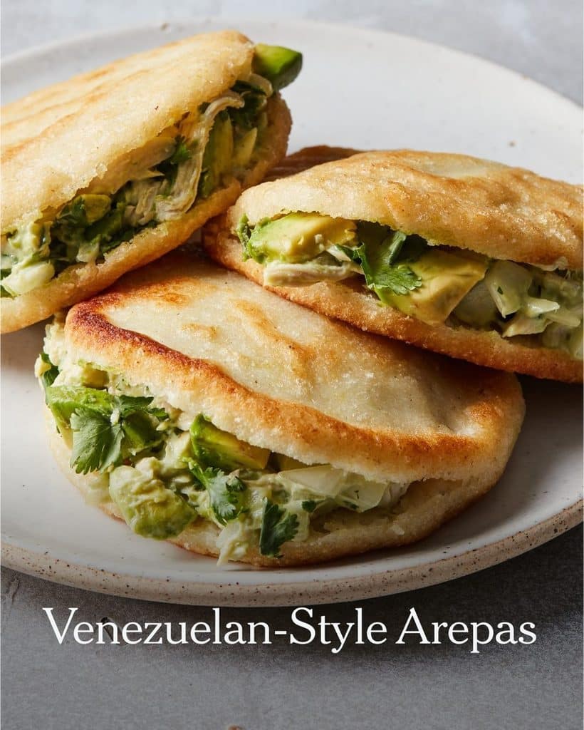 Venezuelan-Style Stuffed Arepas
