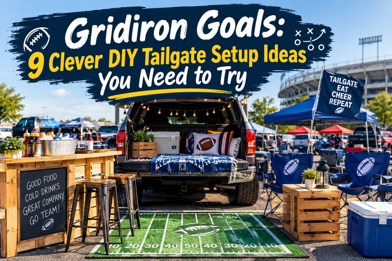 9 clever diy tailgate setup ideas to try
