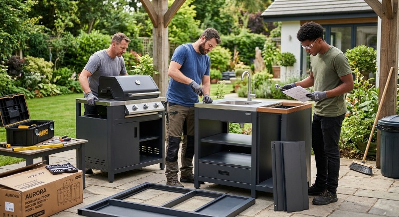 Budget-Friendly Modular Outdoor Kitchen Kits