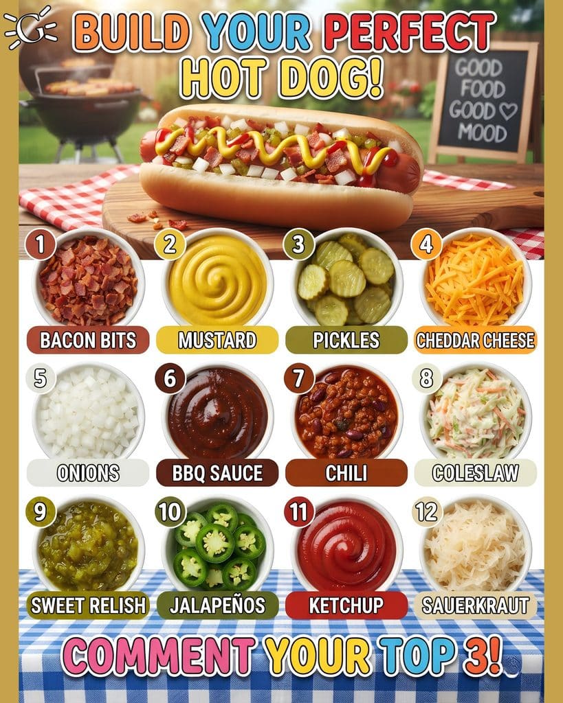 Build Your Hot Dog Exactly The Way You Want It