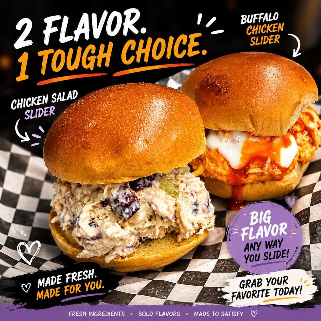 Classic Buffalo Chicken Sliders 