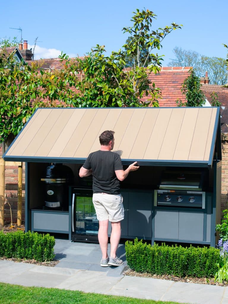 Compact Modular Outdoor Kitchen Kits