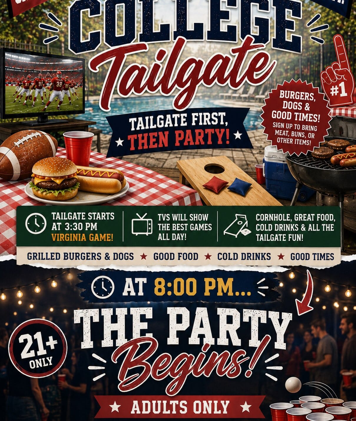 crowd favorite college tailgating food