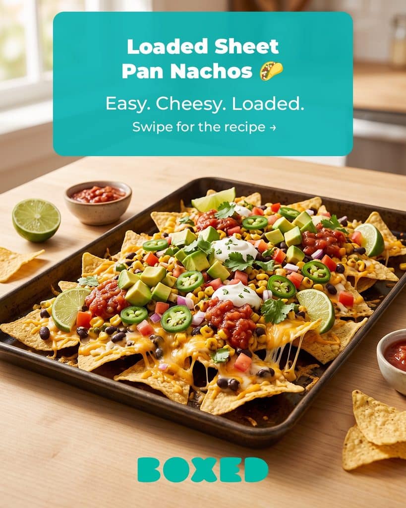 Loaded Sheet Pan Nachos