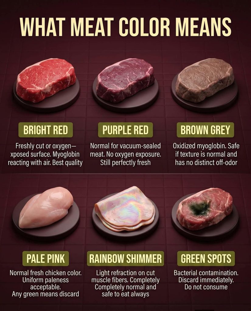 Beginner’s Guide To Buying Meat From A Butcher 3 Meat Color And Level Of Freshness