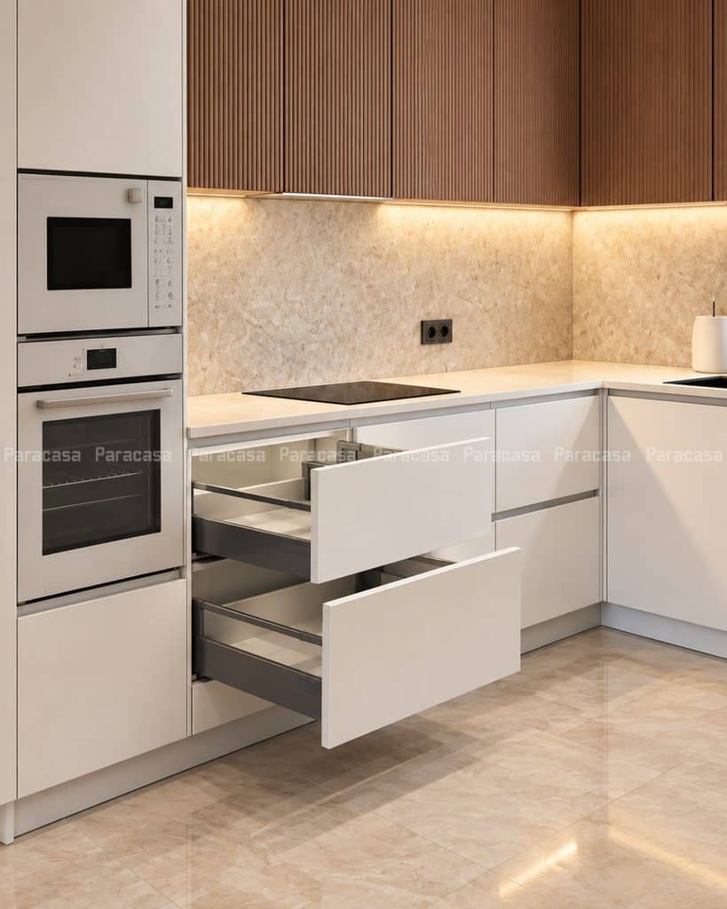 Modular Kit With Countertop And Storage
