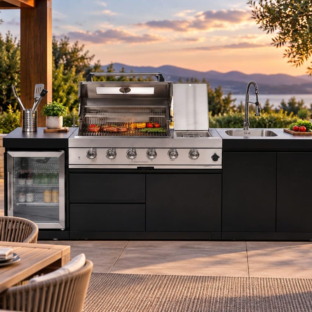 Outdoor Kitchen Stainless Steel Bbq Grill