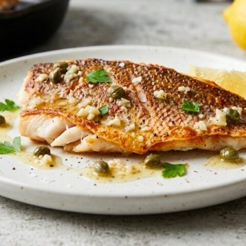 Pan-Seared Red Snapper With Prik Nam Pla Sauce Recipe