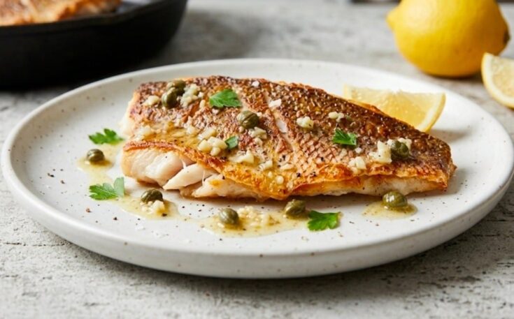 Pan Seared Red Snapper With Prik Nam Pla Sauce Recipe