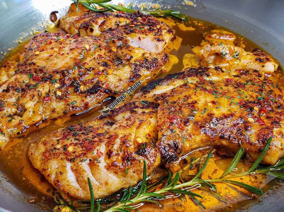 Pan-Seared Red Snapper With Prik Nam Pla Sauce