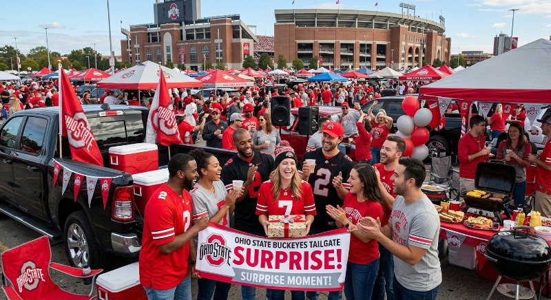 Plan A Tailgate Surprise Moment
