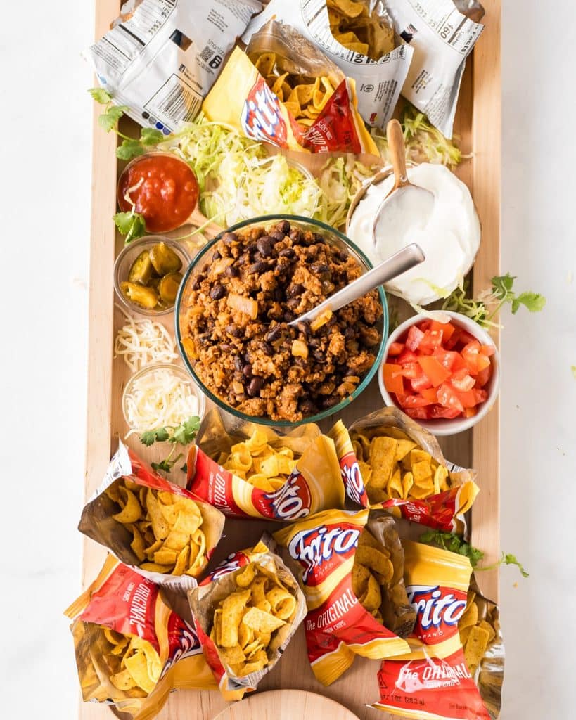 13 College Tailgating Food So Good, Everyone Will Crowd Around The Table 9 Portable Feast Walking Tacos