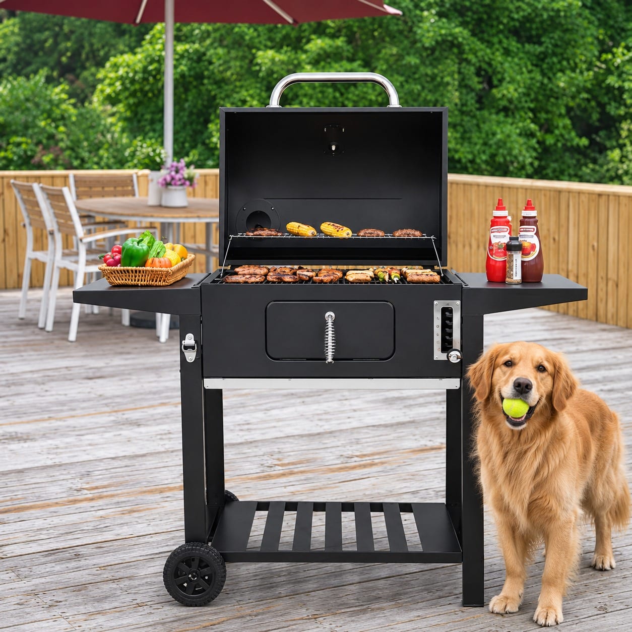 Royal Gourmet Cd1824Ax 24-Inch Charcoal Grill