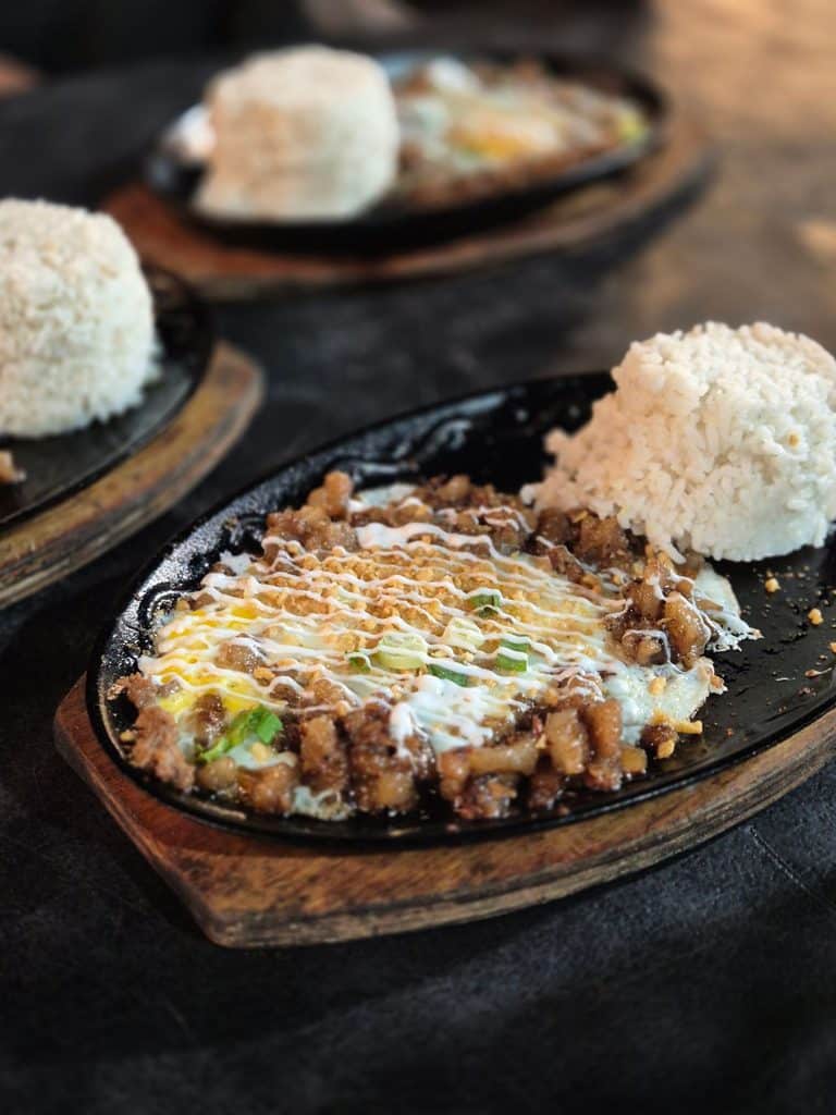 Sisig Fried Rice And Fresh Eggs