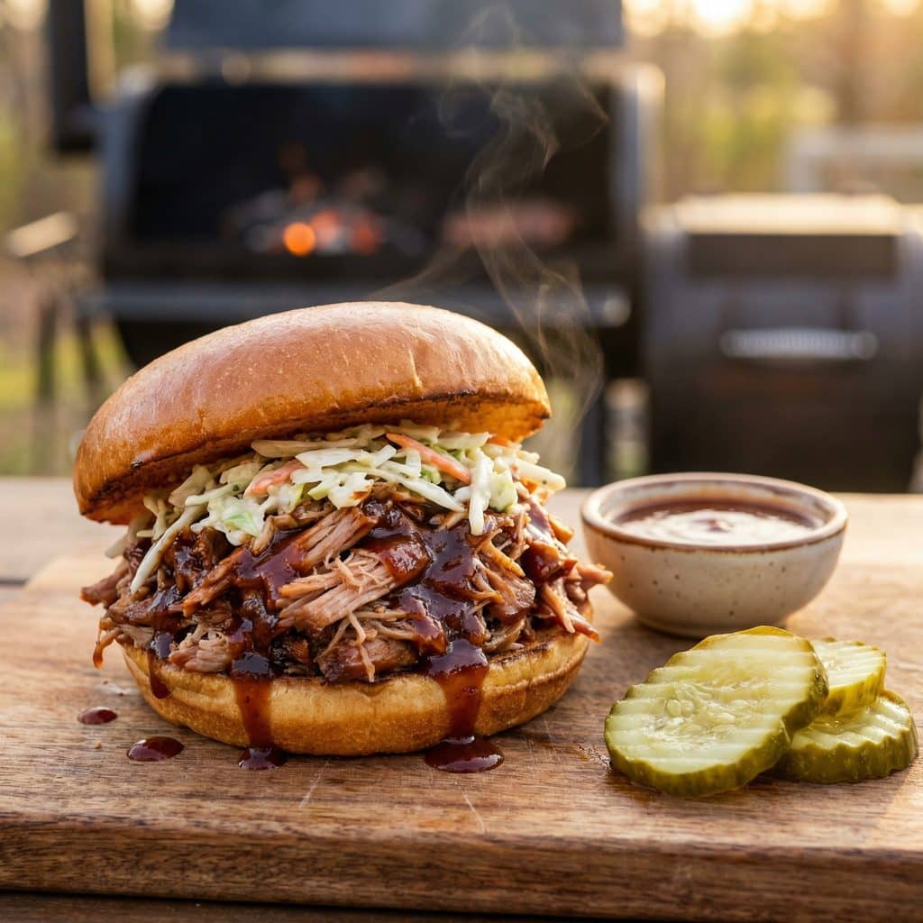 Smoky Bbq Pulled Pork Sandwiches