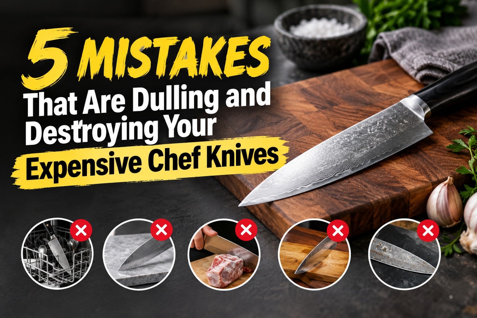 taking care of your expensive chef knives