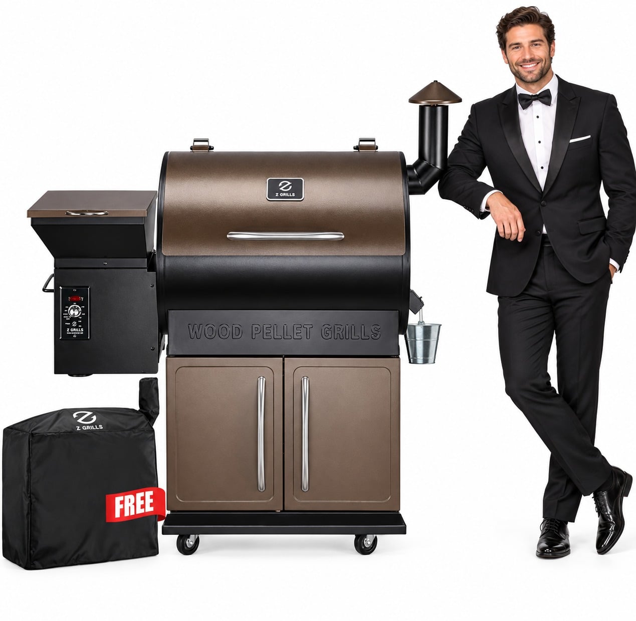z grills zpg-450a wood pellet grill and smoker