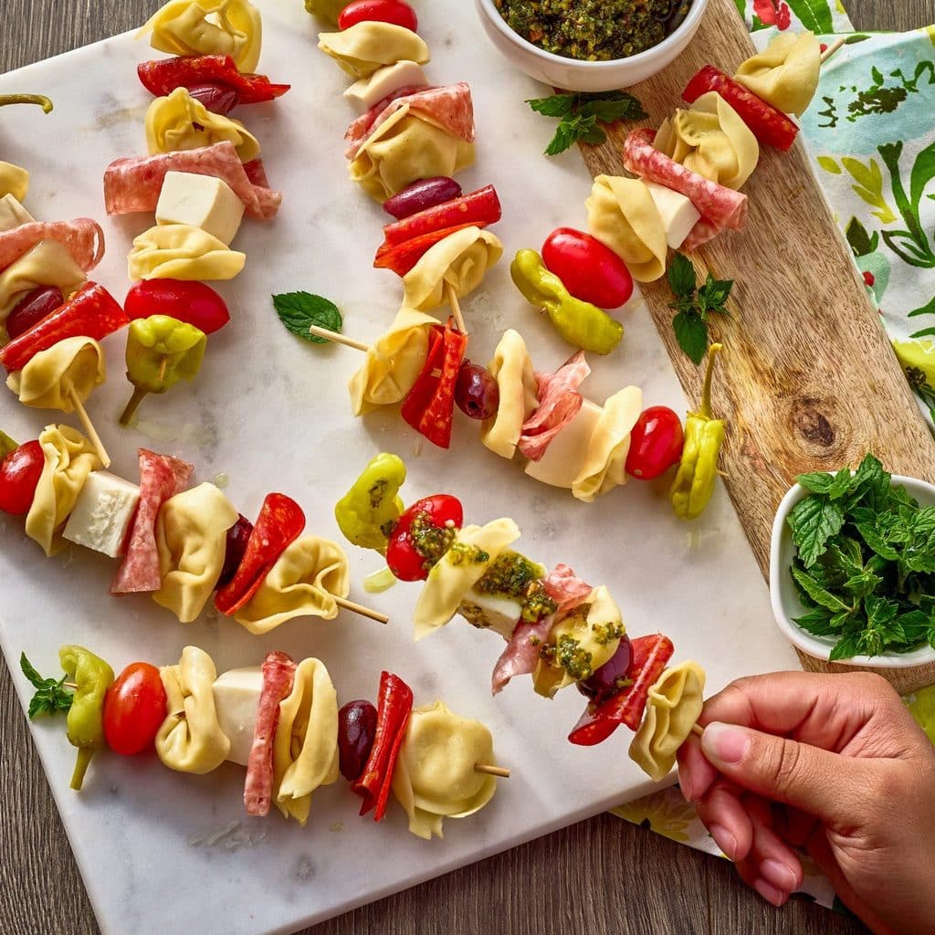 Zesty Italian Sausage Sub Skewers